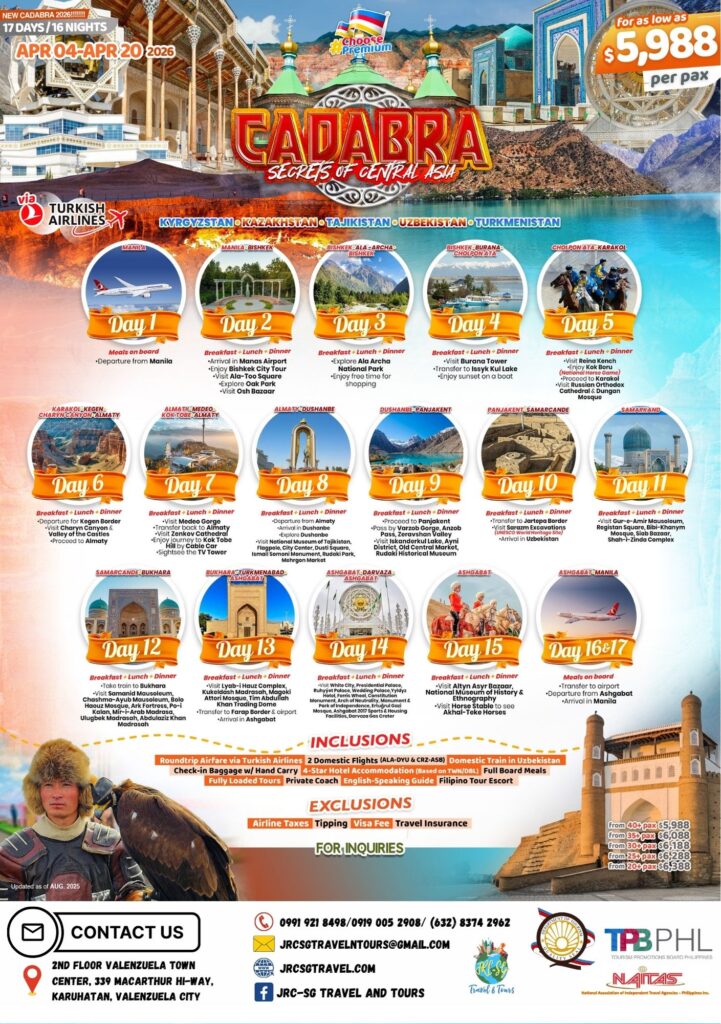 CENTRAL ASIA (Cadabra-Secrets of Central Asia) 2026