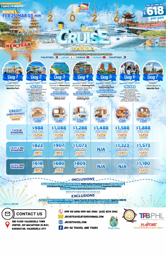 Cruise Feb 25 to March 3 2026