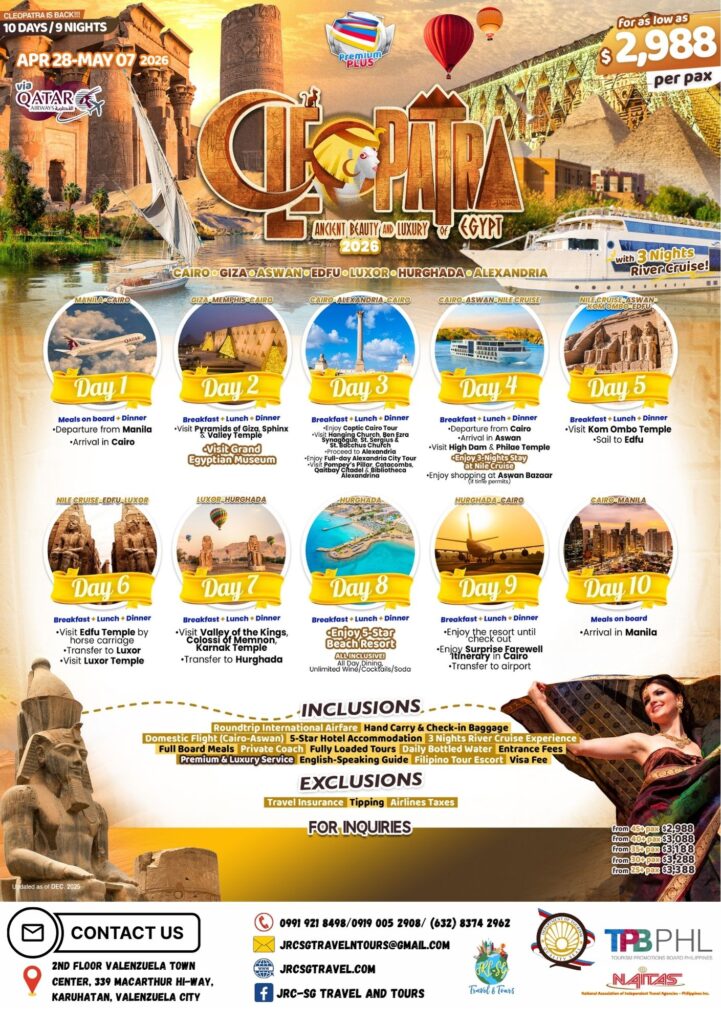 EGYPT (Cleopatra) 2026