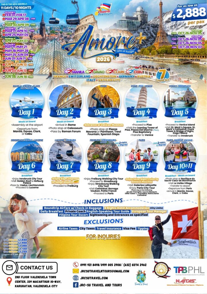 EUROPE (Amore+) 2026