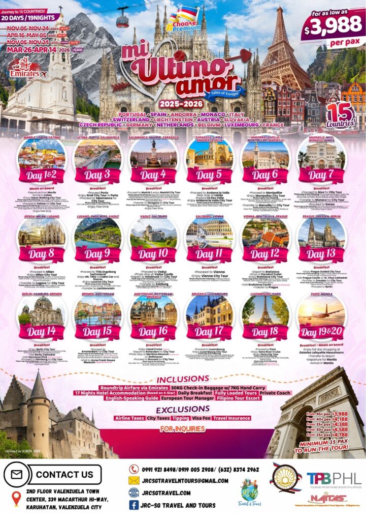 EUROPE (Mi Ultimo Amor) 2025-2026