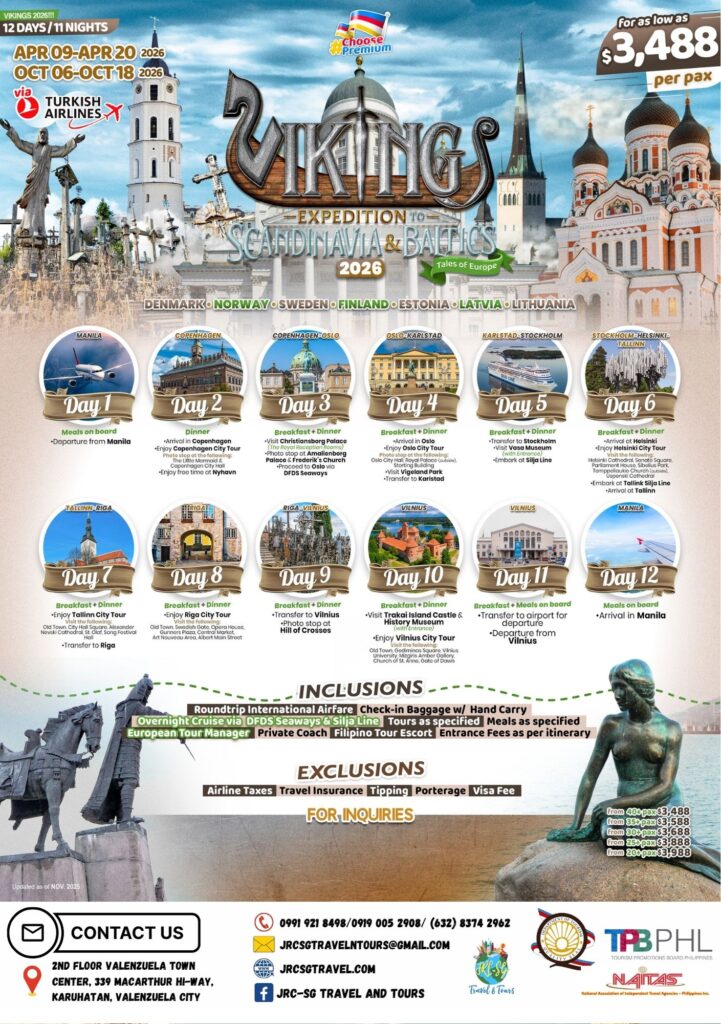 EUROPE (VIKINGS_Expedition to Scandinavia & Baltics) 2026