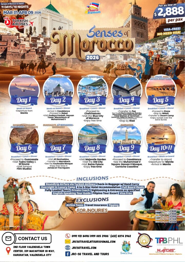 MOROCCO (Senses of Morocco) 2026