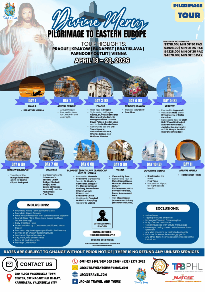 PILGRIMAGE TO EASTERN EUROPE APR 2026