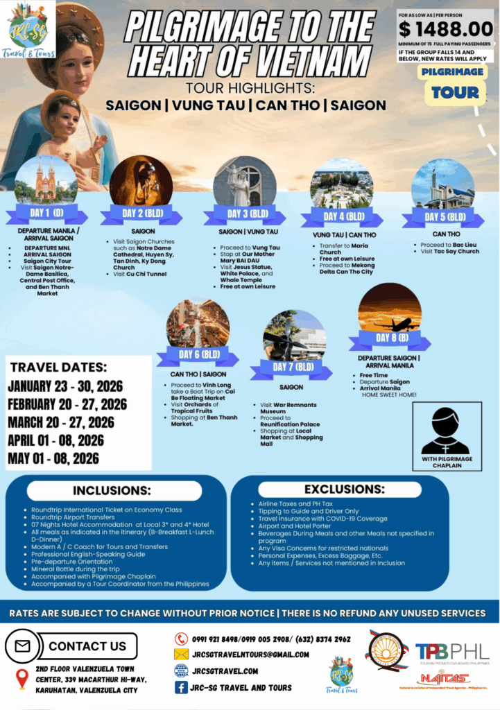 VIETNAM PILGRIMAGE 2026